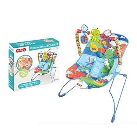 baby cartoon deluxe bouncer
