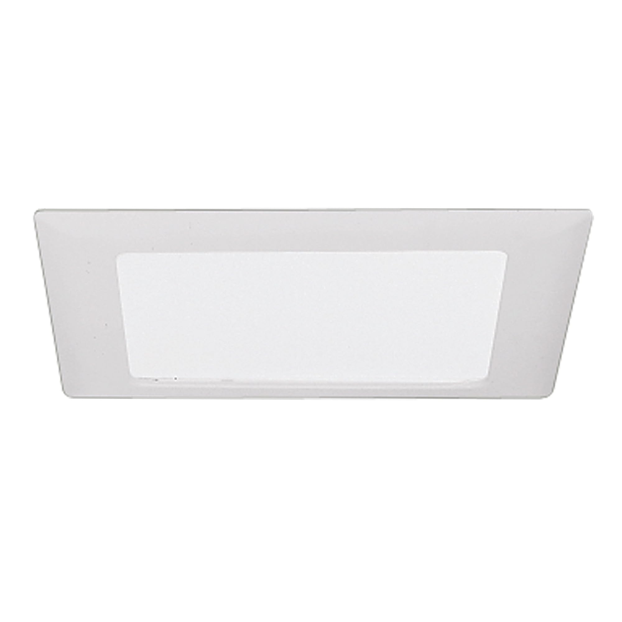 Photo 1 of HALO 10P Recessed Ceiling Light Square Trim with Glass Albalite Lens, White,9.5" L x 1.2" W x 9.3" H