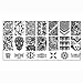 Kingfansion 10pcs Splendid Women Nail Art DIY Nail Image Plate Print Nail Art Template Stamp Stamping