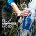 LifeStraw Go Bottle 2-Stage with Integrated 1,000 Liter LifeStraw Filter and Activated Carbon, Green, 22oz