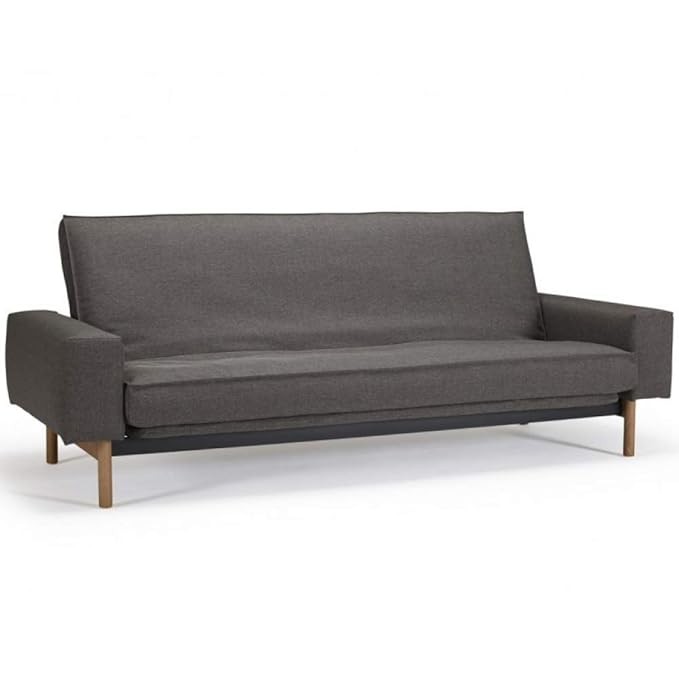 INNOVATION LIVING Sofa, Mulit-Funktion, Wandbett, 140 x 200 cm, Stoff, Flashtex Dark Grey
