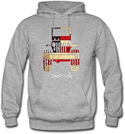 DIYCN Custom Jeep Hoodies, Personalized Jeep Sweatshirt for Men