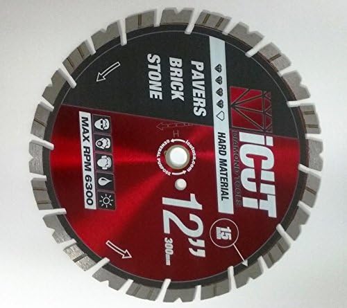 iCUT 15mm Professional Diamond Blade w/Alternating Double Segment - Laser Welded (12 Inch)