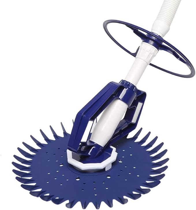 Automatic Suction Swimming Pool Vacuum Cleaner with 12.31.5 ft Hoses Ocean Blue, Weighted