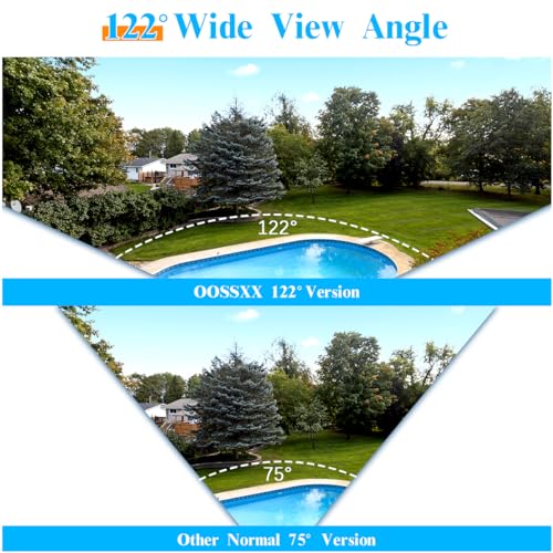 (2026 Updated) 5MP Wired Security Camera System with 8CH NVR & 10" IPS Screen, IP67 Outdoor Camera, 122° Wide Angle, Free App No Monthly Fee, Remote Control, 500GB HDD, Home Security