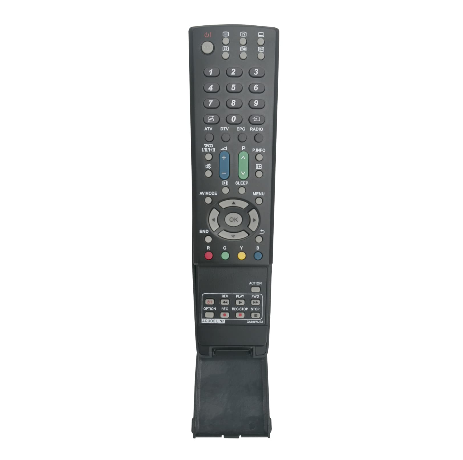 AULCMEET GA586WJSA Replacement Remote Control Compatible with Sharp OLED 4K HDTV LC-42DH77S LC-40LE700E LC-40LE705E LC-40LU700E LC-40LU705E LC-52XL2E LC-32LE600E LC-32LE700E LC-46DH65E LC-46DH65S
