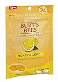 Burt's Bees Throat Drops, Honey & Lemon 20 Drops(pack of 3)