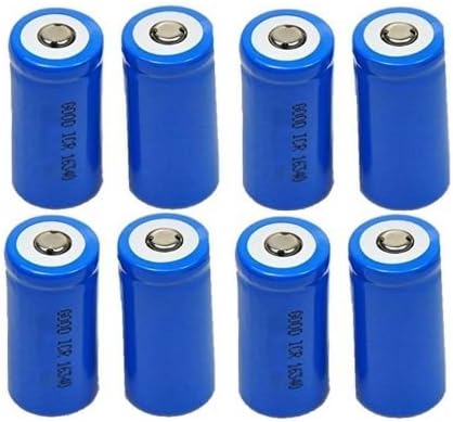 8x Lithium Ion Rechargeable Battery 3.7 V 2000 mAh CR123 A Lithium Batteries – AA 2000 mAh Back Rechargeable Battery Battery