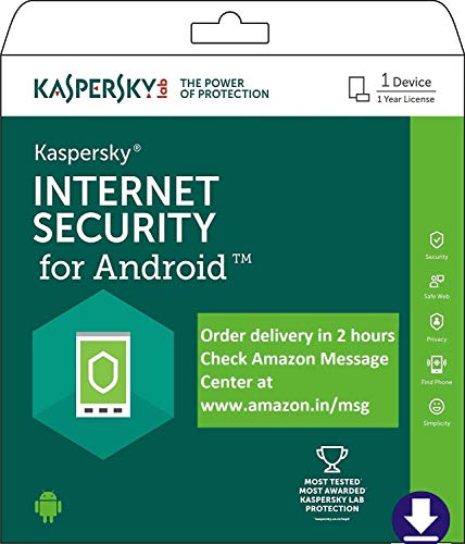 Kaspersky Internet Security for Android Mobile Latest Version- 1 Device, 1 Year (Email Delivery in 1 Hour) 1 Kaspersky Internet Security for Android Mobile Latest Version- 1 Device, 1 Year (Email Delivery in 1 Hour)
