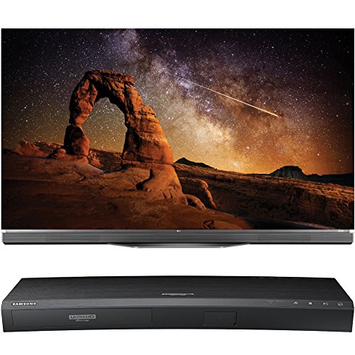 LG OLED55E6P 55-Inch Flat E6 OLED HDR 4K Smart TV with Samsung UBD-K8500 3D Wi-Fi 4K Ultra HD Blu-ray Disc Player