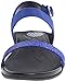FitFlop Women's Banda Micro-Crystal Sandal, Mazarin Blue, 7 M US