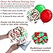 80 Piece 12 Inch Confetti Latex Balloons Event Party Supplies St Patrick's Day 4th July Labor Day Mardi Gras Wedding Birthday Baby Shower Balloons (Christmas Red, Christmas Green)