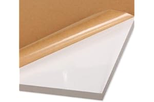 ACRYLIC MEGA STORE Clear Acrylic Plexiglass Sheet - 1/4" Thick Cast - 12" x 24"