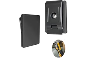 WSOQYEO 2PCS Magnetic Belt Clip Heavy Duty Magnetic Tool Holder Belt Clip Black Magnet Tool Holder Organizer for Hammers Nails Screwdrivers Wrenches Metal Accessories