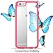 i-Blason Halo Series Case Designed for iPhone 6 Plus, [Scratch Resistant] **Clear** iPhone 6 Plus Hybrid Bumper Case 5.5 inch Cover (Clear/Pink)