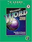 O'Leary Series: Microsoft Word 2000 Introductory Edition by 