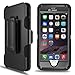 iPhone 6s Plus Case, iPhone 6 Plus Case Heavy Duty Dual Bumper cover Shockproof Built-in Screen Protector Rugged Hybrid Hard Shell With Kicstand for iphone 6s plus (black)