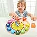 Joqutoys Wooden Shape Sorting Clock Puzzle Teaching Time Number Blocks Educational Toy for Kids