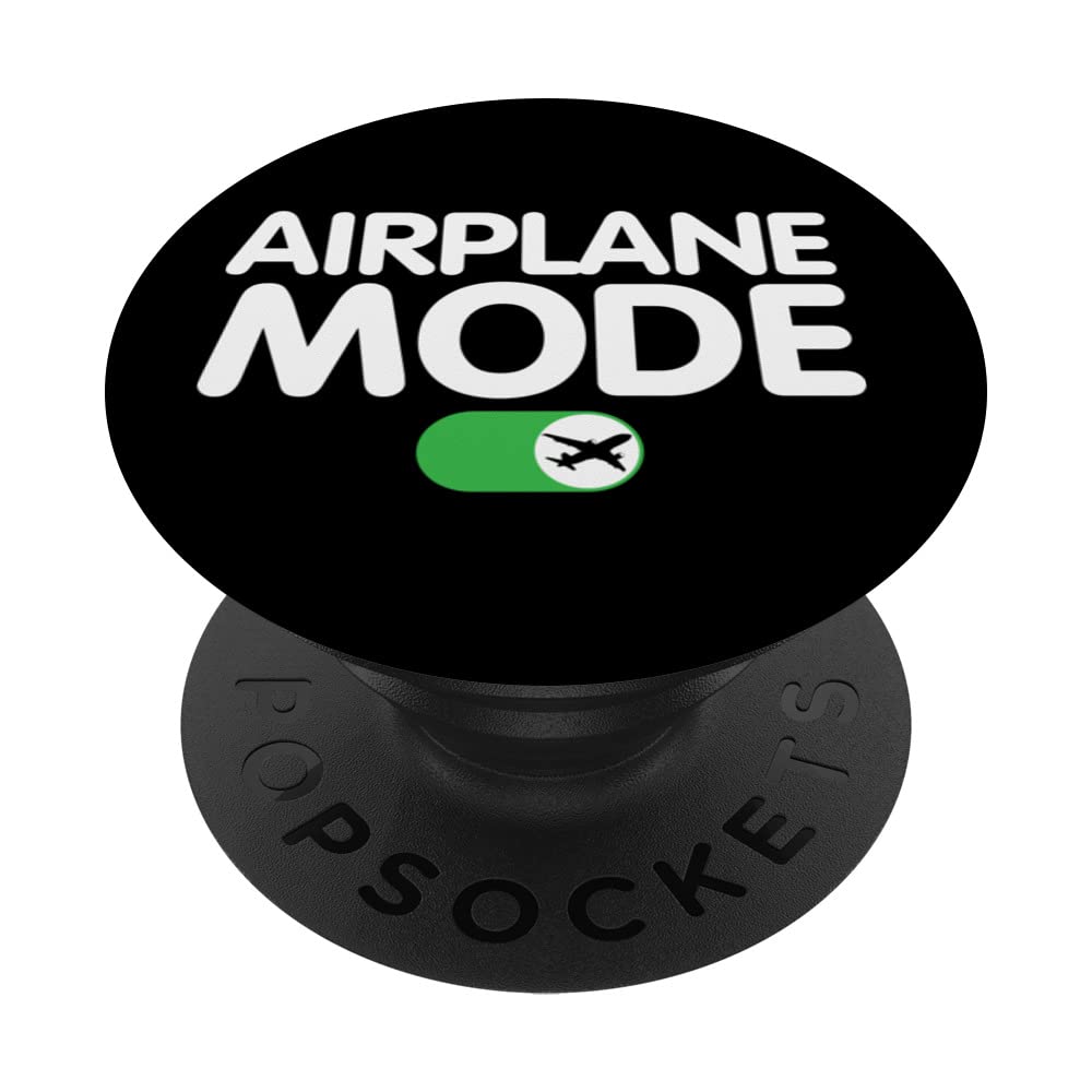 Aviator Pilot Airplane Aviation airplane mode PopSockets Swappable PopGrip