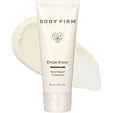BODY FIRM Crepe Erase Hand Repair Treatment, Anti-Aging Hand Treatment, Lotion with Moisturizing Shea Butter, Vitamin E and Squalane for Cracked, Dry Hands, Supports Wrinkle on Hands, 3 fl oz