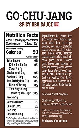BIBIGO GOCHUJANG SPICY BARBECUE SAUCE, 11.5 OZ