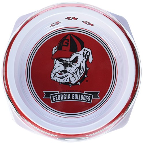 Sporty K9 Collegiate Georgia Bulldogs Pet Bowl, Large
