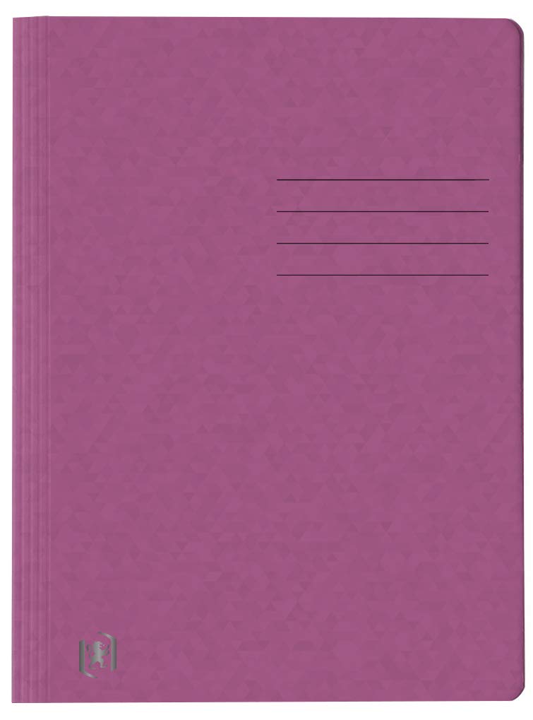 Oxford 25 x A4 Cardboard File Folders - Purple