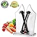 Knife Sharpener,Bavarian Edge Knife Sharpener As Seen on TV Kitchen Knife Sharpener Blade Sharpener Chef Knife Sharpener (Sliver)
