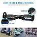 MEGAWHEELS Hoverboard - UL Certified Self Balancing Hover Board with Bluetooth Speaker & LED Light