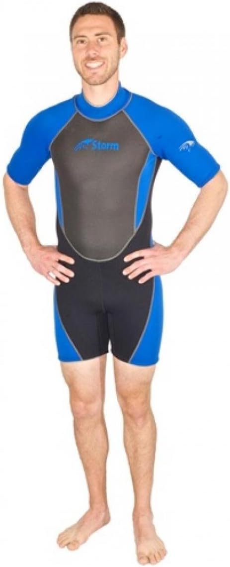 Storm Men's 2mm Snorkel/Scuba/Water Sports Shorty Diving Wetsuit - XXXXX-Large
