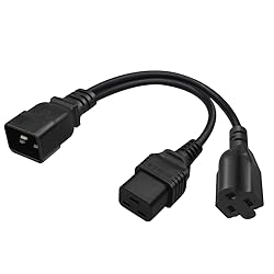 Strhowill 0.32M C20 to 5-15R+C19 Y-Shaped Power