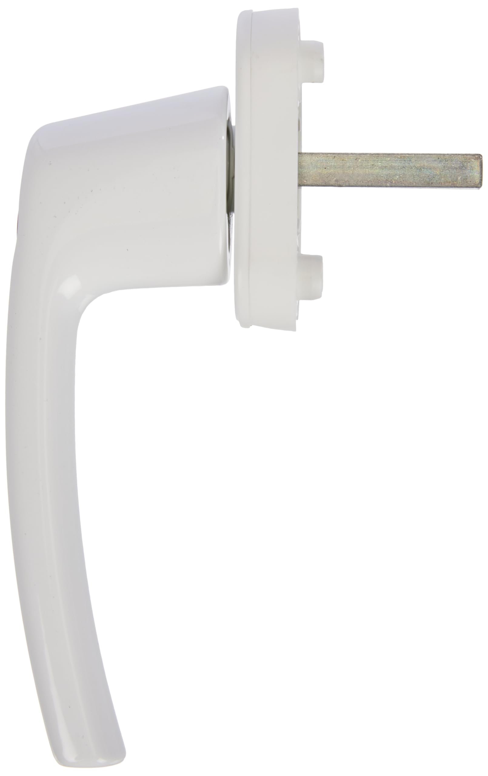 Window Handle Roto Line Lockable 40 Nm Traffic White with Screws Square Pin 7 x 37 mm