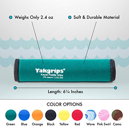 Yakgrips Takeapart Kayak Paddle Grips, NoSlip, Prevents Blisters