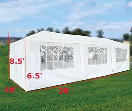Amazon Com Intbuying Outdoor Carport Wedding Party Tent 30 X10