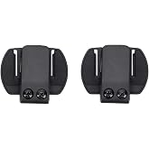 Belt Clip for Maxquall V6 V4 S8 Pro Helmet Intercom Referee Headset Clips Accessory for V6/V4/S8 Pro Motorcycle Helmet Bluetooth Interphone Motorbike Intercom Bracket Clip Mount for Helmet Headset