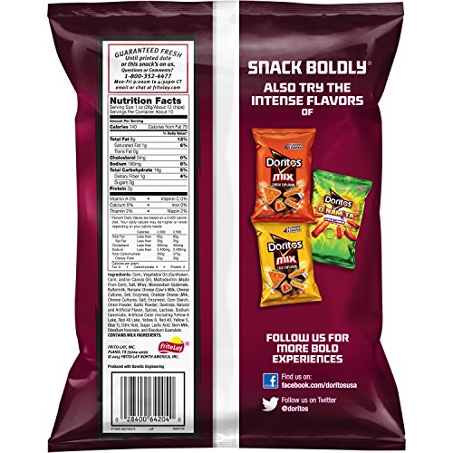 Doritos Spicy Nacho Flavored Tortilla Chips, 9.75 Ounce Buy Online in