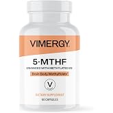 5-MTHF 8500mcg DFE + Dual B12, Cognitive Energy, Vegan, 2 Month Supply | Methylfolate enhanced with bioactive B12 methylcobalamin &amp; adenosylcobalamin; supports mental clarity, reduces tiredness*