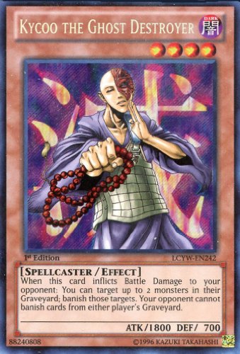 Yu-Gi-Oh! - Kycoo the Ghost Destroyer (LCYW-EN242) - Legendary Collection 3: Yugi's World - 1st Edition - Secret Rare