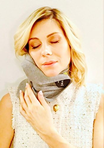 Travel Pillow - Scientifically Proven Super Soft Neck Support Travel Pillow – Machine Washable Grey