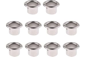 KESOTO Pack/10pcs Metal Drum Air Vents For Bass Snare Tom Drum Badges Accessory
