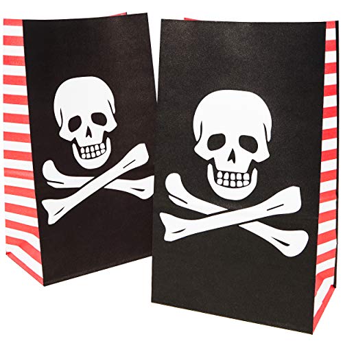 Pirates Of The Caribbean Treat Bag - Juvale 36-Pack Pirate Party Favor Goody