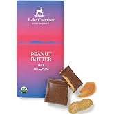 LAKE CHAMPLAIN CHOCOLATES Organic Peanut Butter Chocolate Bar, 3.25 OZ