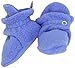 Zutano Cozie Fleece Baby Booties, Unisex Baby Shoes for Infants and Toddlers, Periwinkle, 3M