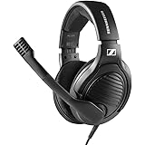 Massdrop x Sennheiser PC37X Gaming Headset — Noise-Cancelling Microphone with Over-Ear Open-Back Design, 10 ft Detachable Cab