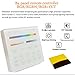 Mi.Light Wireless 2.4G RF 4-Zone Wall-Mounted Smart Touch Panel Remote Controller for LED Light Bulb Spotlight Downlight Flood Light of Mi-Light RGB/RGBW/RGBWW/RGB+CCT Series (Battery Powered)