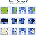 PetOde Shirt Tshirt Easy and Fast Clothes, Durable Plastic Laundry folders Folding Boards, Blue, New Version