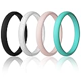 Egnaro Engagement Rings Women, Thin and Stackable