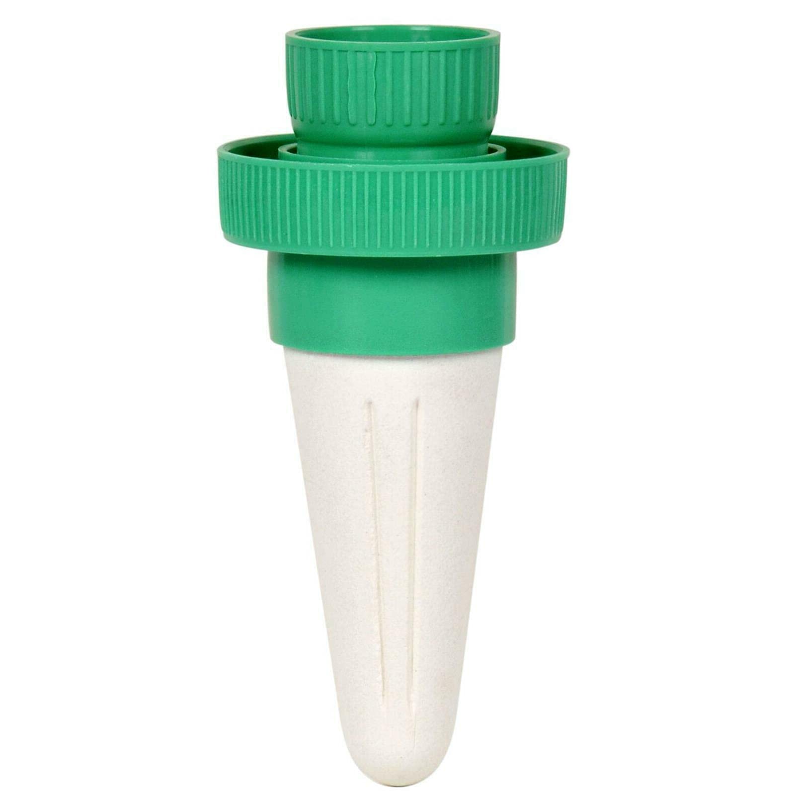 Hozelock Medium Ceramic Watering Cones with Plastic Screw Adaptor - Green