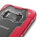Zizo Proton 2.0 Series Compatible with Samsung Galaxy S8 Plus Case Military Grade Drop Tested with Tempered Glass Screen Protector RED Clear