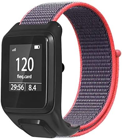 htfrgeds Sport Wristbands Compatible for Tomtom Runner 3/Adventurer for Sport Watch Straps, Soft Lightweight Breathable Woven Nylon Sport Loop Replacement Bands for Tomtom Runner 3/Adventurer
